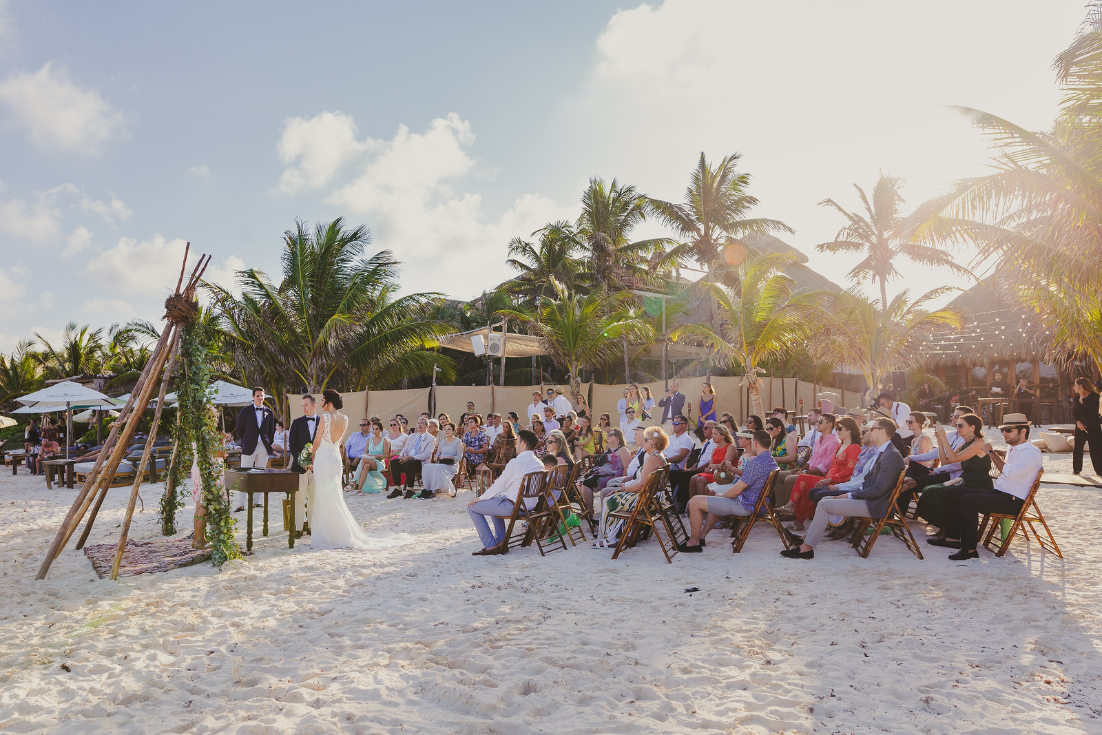 akiin beach tulum wedding