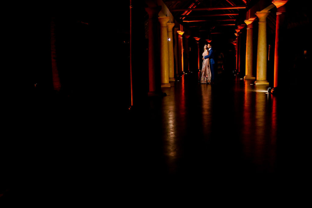 Indian bride and groom portraits at Barcelo Riviera Maya by Jhankarlo Photography
