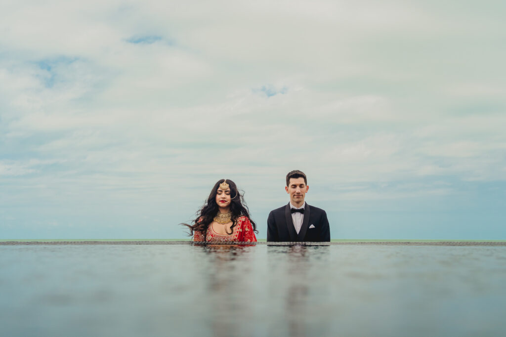 Indian Elopement Wedding in Holbox Island Mexico by Jhankarlo Photography