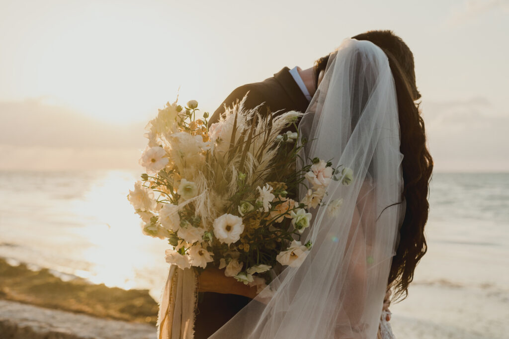 Indian Elopement Wedding in Holbox Island Mexico by Jhankarlo Photography