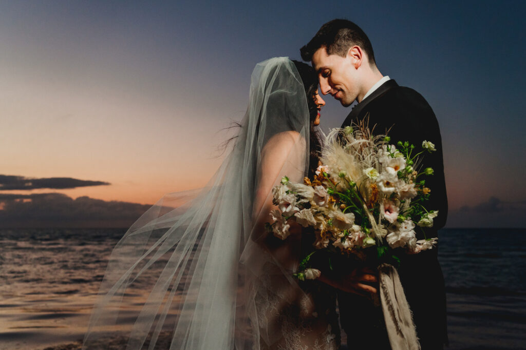 Indian Elopement Wedding in Holbox Island Mexico by Jhankarlo Photography