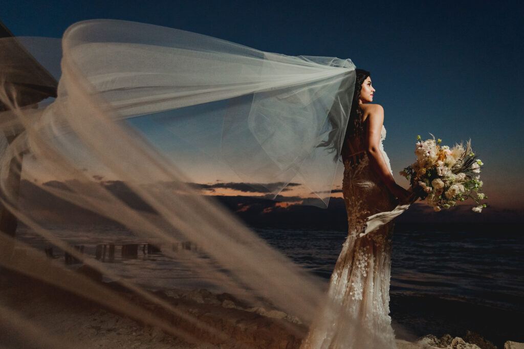 Indian Elopement Wedding in Holbox Island Mexico by Jhankarlo Photography