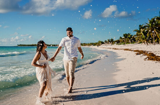 Save the Date Session in Tulum, Mexico by Jhankarlo Photography